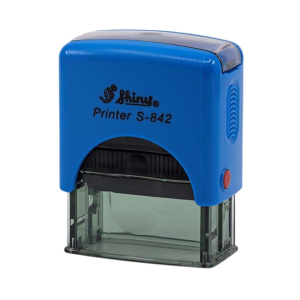 Sello Shiny S-842 (14X38mm.) Azul