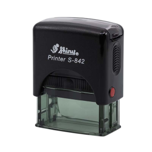 Sello Shiny S-842 (14X38mm.) Negro