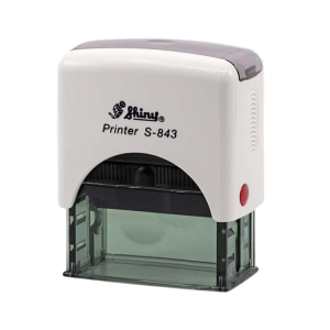 Sello Shiny S-843 (18X47mm.) Blanco