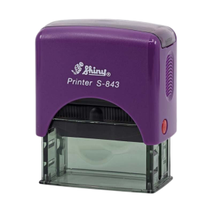 Sello Shiny S-843 (18X47mm.) Violeta