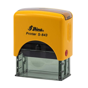 Sello Shiny S-843 (18X47mm.) Amarillo