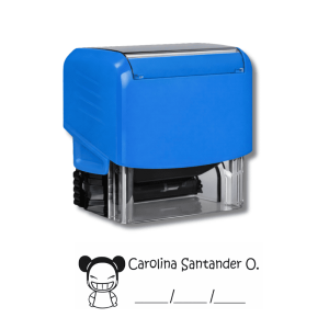 TIMBRE 3911 MINI PRINTY AZUL (38X14MM) TRODAT