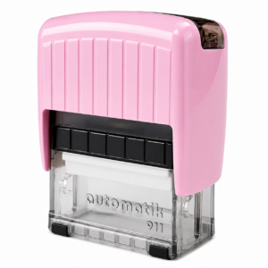 Timbre Automático Automatik 911 Personalizado 38x14 mm